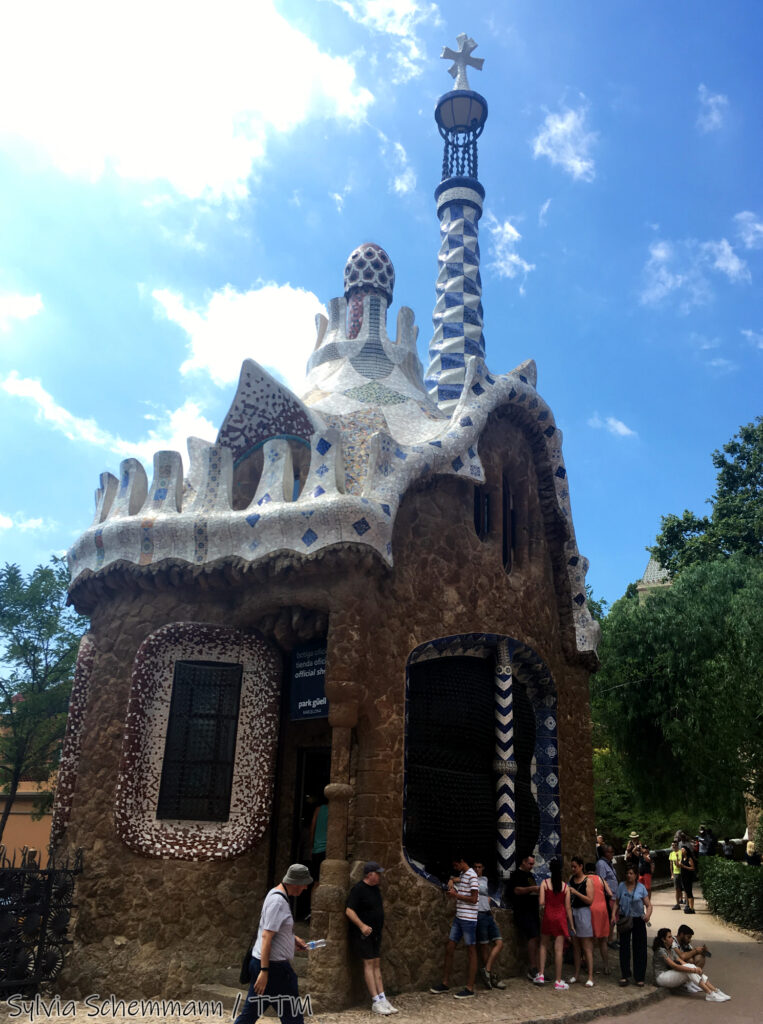 Eingangshaus Park Güell - Barcelonas Geschichte