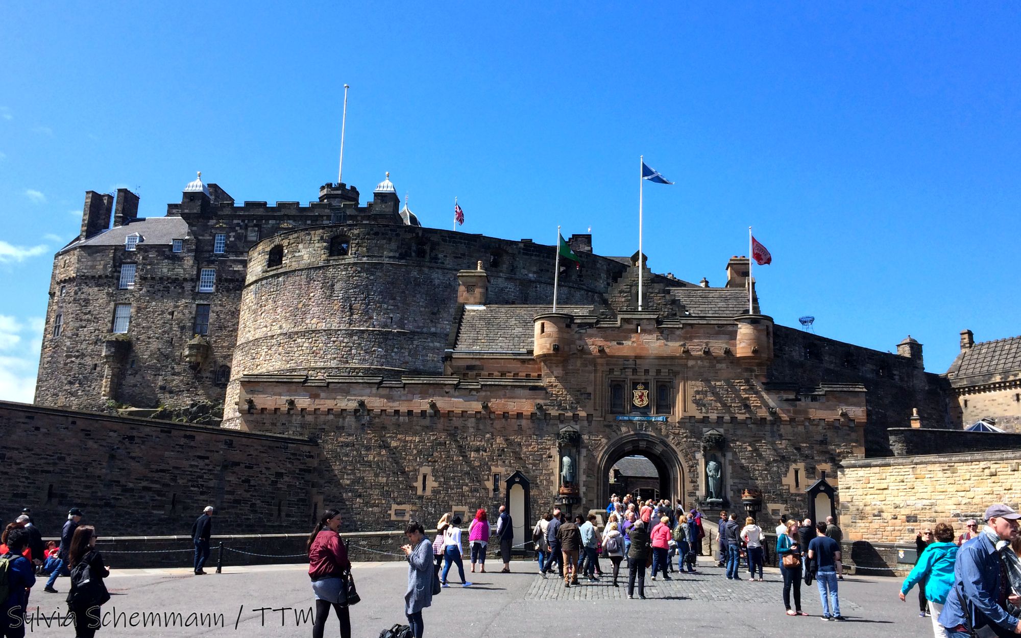 Eingang des Edinburgh Castle
Edinburgh Sehenswürdigkeiten Geschichte