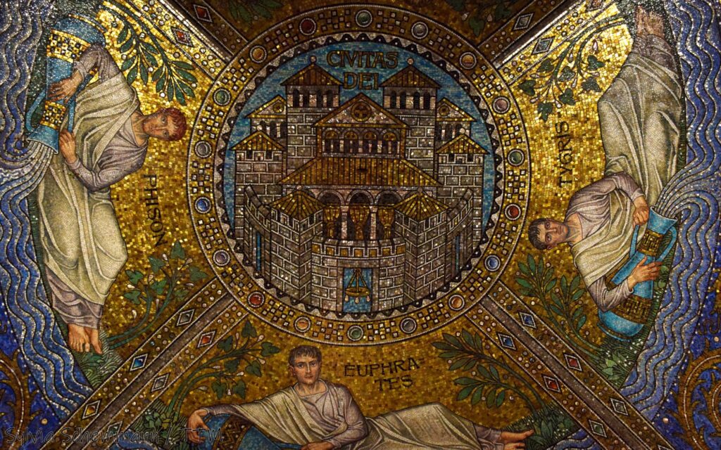Karl der Große Aachen Mosaik im Dom